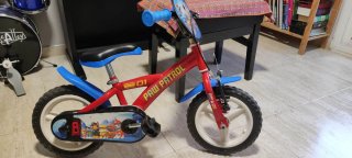 Bicicleta Paw Patrol 12 niño