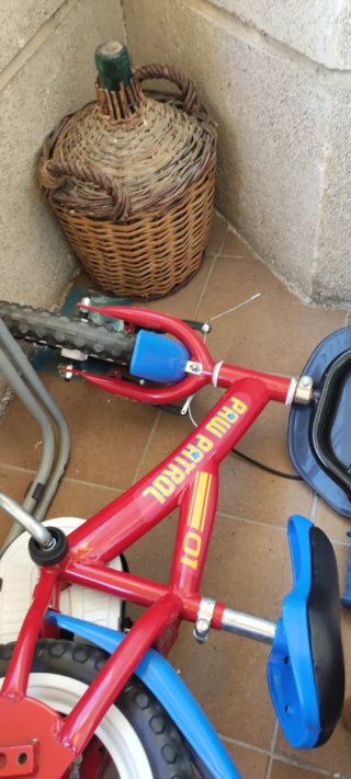Bicicleta Paw Patrol 12 niño