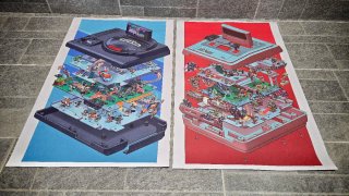 Super Nintendo Exploded Poster PVC 70x45