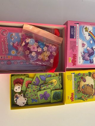 Pack 2 juegos HABA: Unicornio destello y Bellaflor