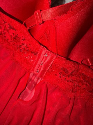 Picardías rojo sin estrenar