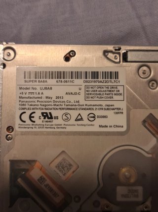 Lector Grabador DVD Portátil Panasonic UJ8A8