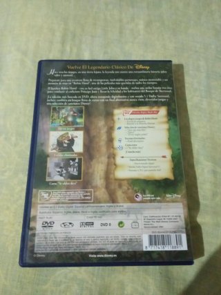 DVD Robin Hood Edición Clásicos Disney Español