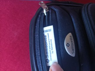Bandolera Samsonite Unisex azul marino
