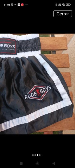 Pantalones Muay Thai K1 MMA Rude Boys Talla M