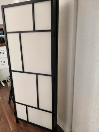 Espejo zapatero y biombo Ikea