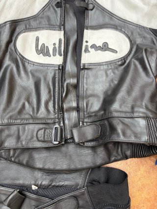 Mono de Moto Milline Negro y Azul talla M