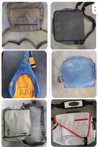 Pack 6 mochilas, bandoleras, bolsos,...