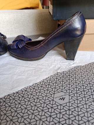 Zapatos Aura Blanc Piel Talla 36