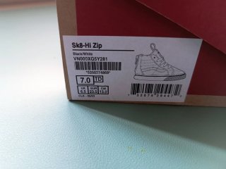 Vans Sk8-Hi T. 23.5 Niña/o