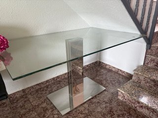 Mesa de cristal diseño moderno