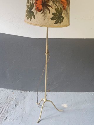 Lámpara de pie vintage floral 165cm