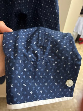 Camisa manga larga DI-BYE azul Talla M