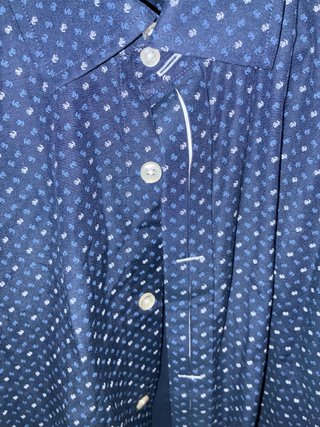 Camisa manga larga DI-BYE azul Talla M