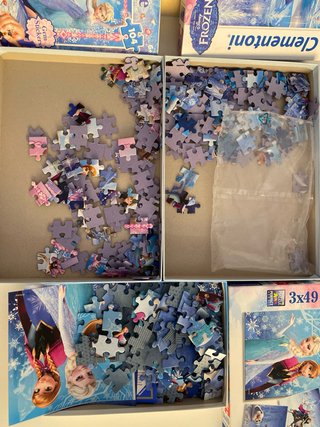 Puzzles Clementoni y Ravensburger Frozen