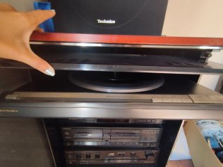 Equipo de sonido vintage Sony y Technics Olivares