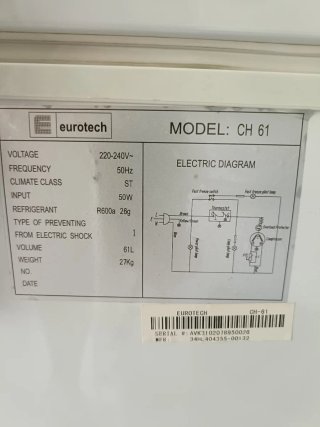Congelador Horizontal Eurotech