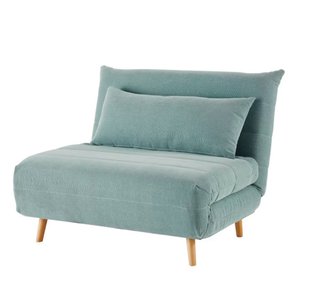 Sillón cama individual verde agua