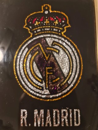 Cuadro Vintage Real Madrid Artesanal