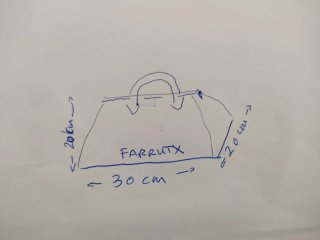 Bolso de piel Farrutx nuevo