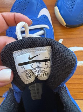 Zapatillas Nike Azules y Blancas