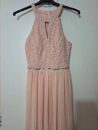 Vestido elegante rosa/salmón