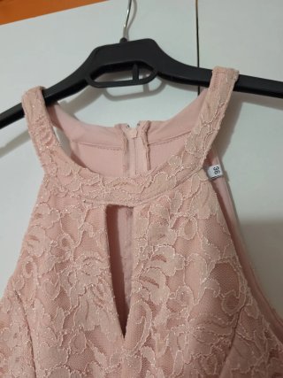 Vestido elegante rosa/salmón