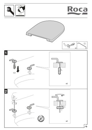 Tapa WC Roca The Gap