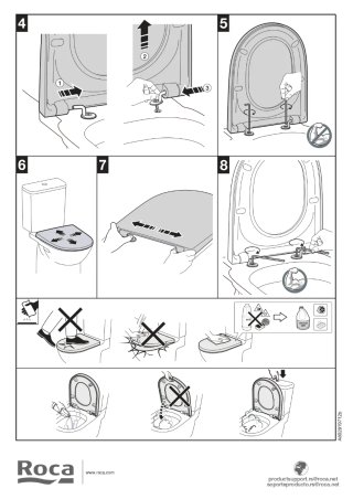 Tapa WC Roca The Gap
