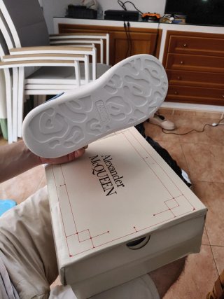 Zapatillas Alexander McQueen Blancas y Azules