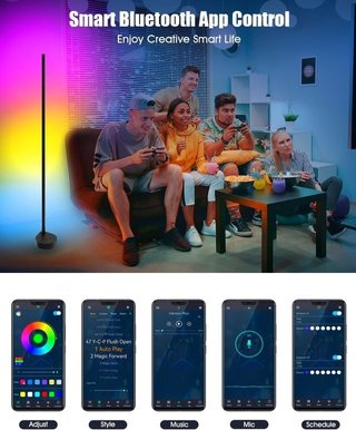 Lámpara Pie LED RGB