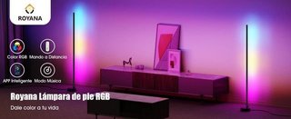 Lámpara Pie LED RGB