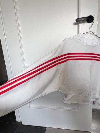 Sudadera Adidas Blanca Talla XS