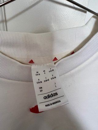 Sudadera Adidas Blanca Talla XS