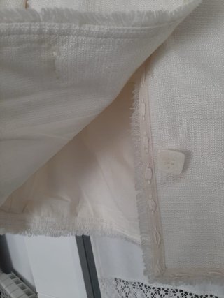 Chaqueta Tintoretto Beige/Blanca Talla 42