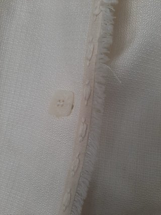 Chaqueta Tintoretto Beige/Blanca Talla 42