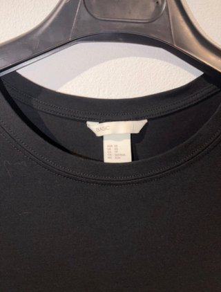 Abito T-shirt nero