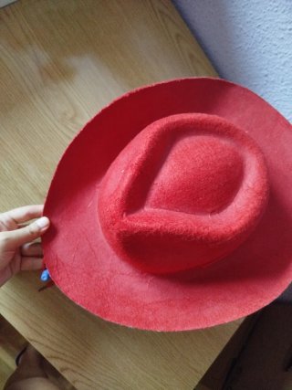 Gorro cowboy rojo