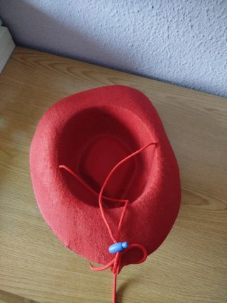 Gorro cowboy rojo