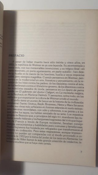 La cultura de Weimar. Peter Gay