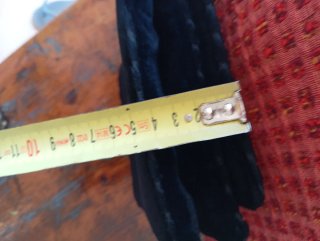 Borsetta vintage anni 50/60 nera con dettagli oro