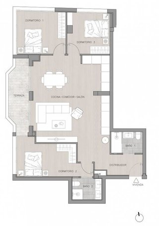 Piso en venta en Lovaina - Aranzabal en Vitoria-Gasteiz