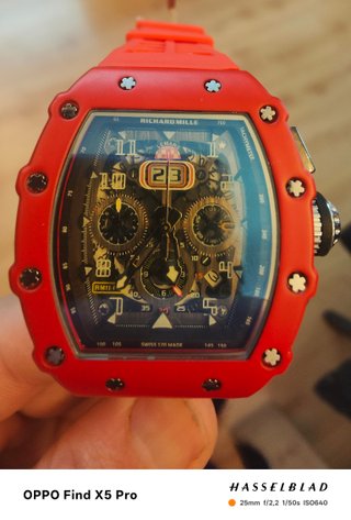 Reloj RM Elegante Rojo
