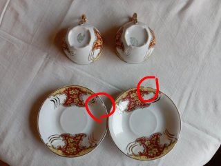 Juego de café Santa Clara porcelana