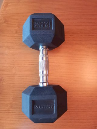 Mancuerna Ruster 12.5 kg - Sin usar