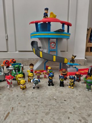 Juego Paw Patrol Torre y Vehículos