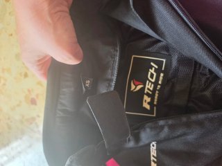 Traje Moto Mujer R-Tech Negro/Rosa