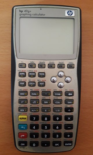 Calculadora HP 49g+ Gráfica