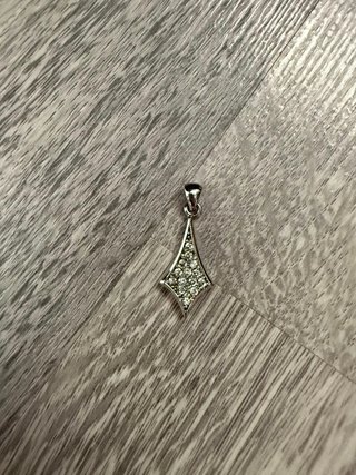 Colgante plata con circonitas