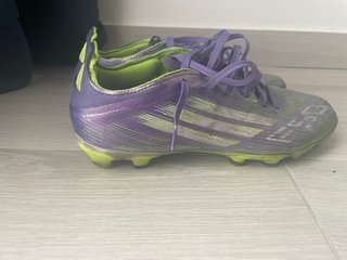 Adidas F50 AG Talla 40 Morado/Verde